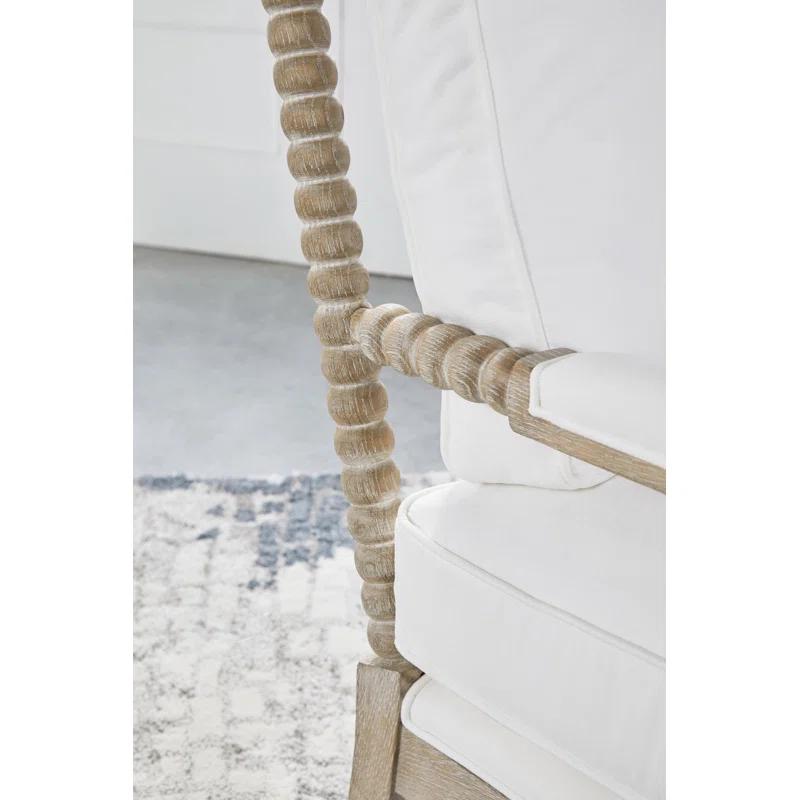 Rosalind Wheeler Chaddrick Stitch Hand Round Arms Down Feather Chaise Lounge