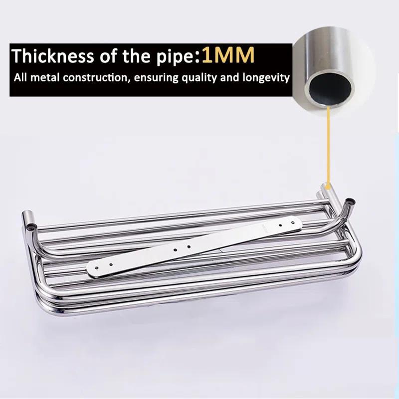 3 Wall Mounted Required Towel Rack