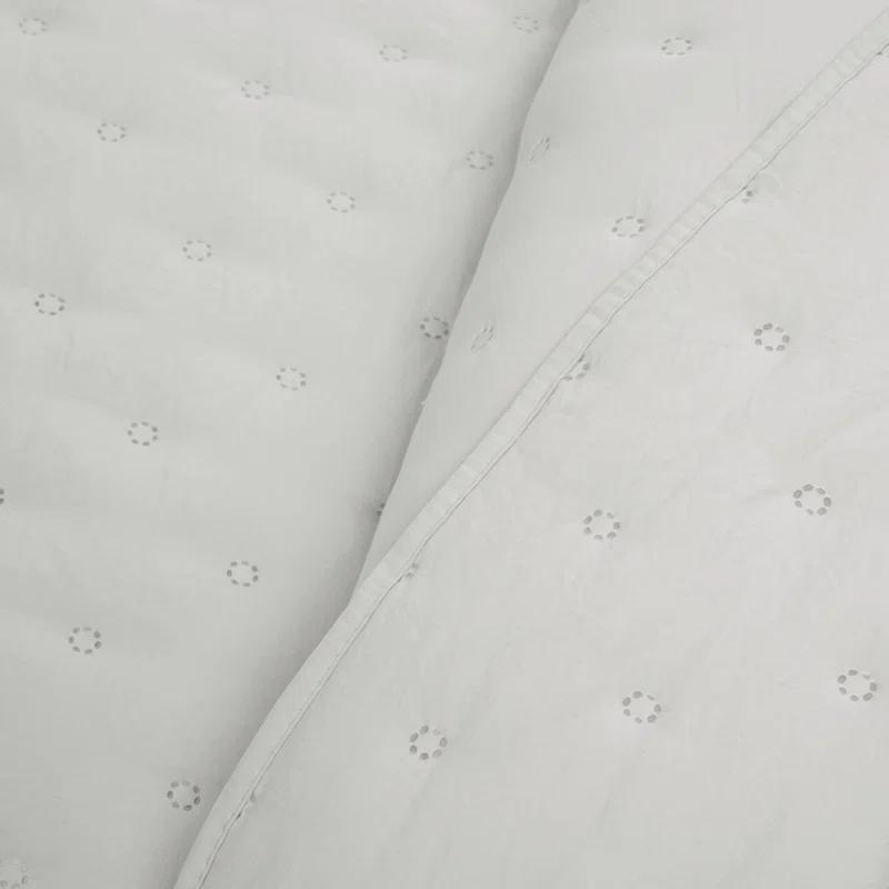 Lush Decor Reyna Ruffle Microfiber Reversible 3 Piece Quilt Set (Set of 3)