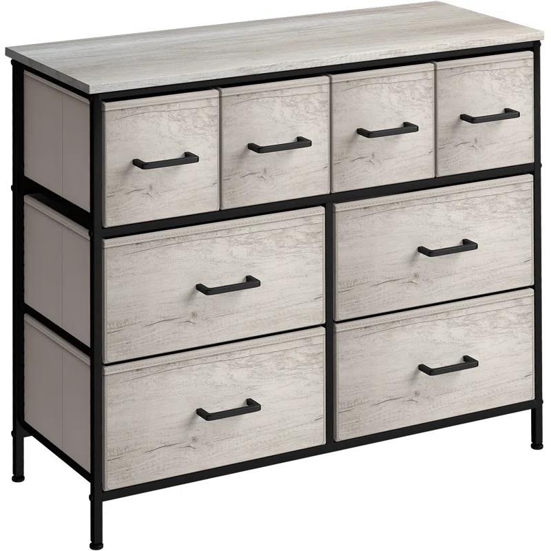 Greige Horizon 8-Drawer Lightweight Nursery Dresser