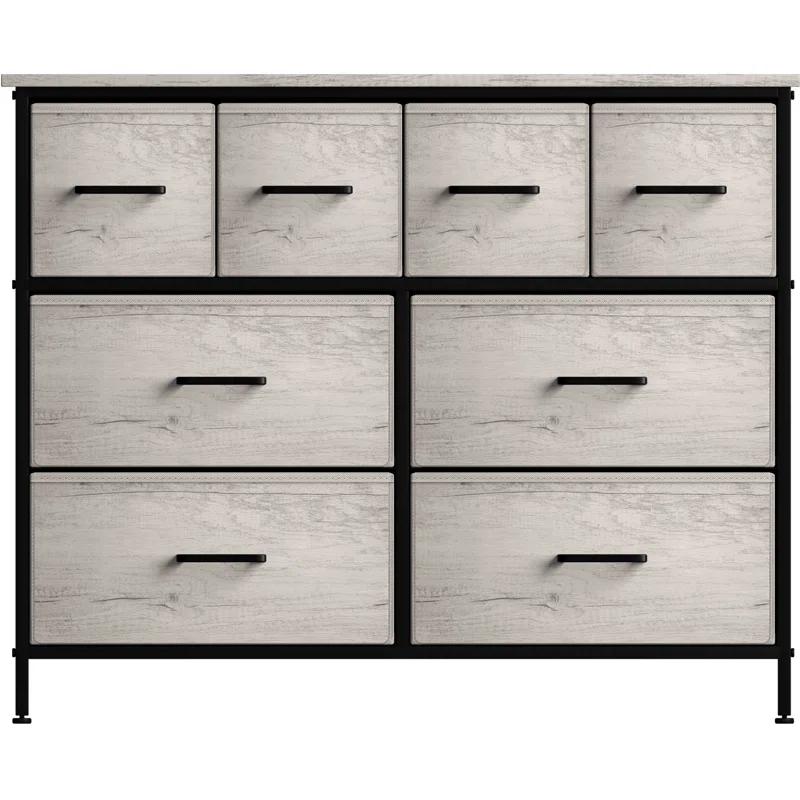 Greige Horizon 8-Drawer Lightweight Nursery Dresser