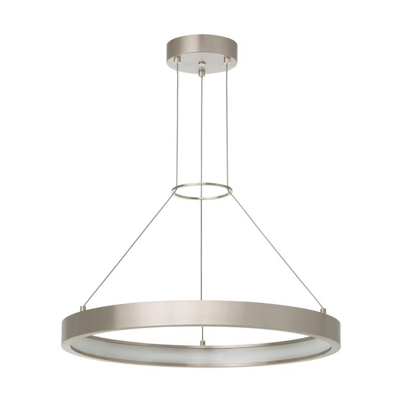 Medieval Twinkle 48" LED Chandelier in Satin Nickel