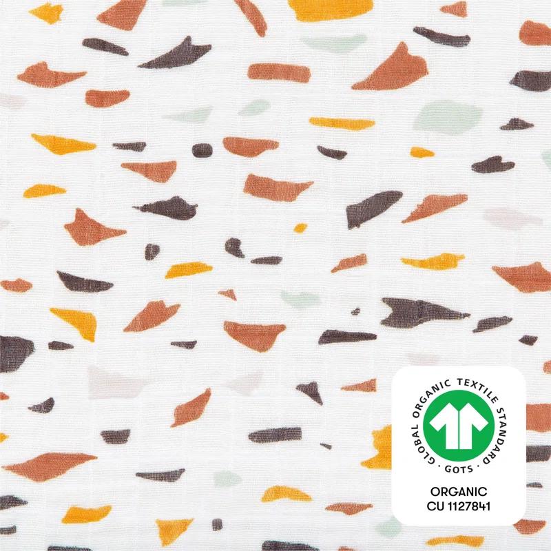 babyletto Terrazzo Quilted Muslin Changing Pad Cover