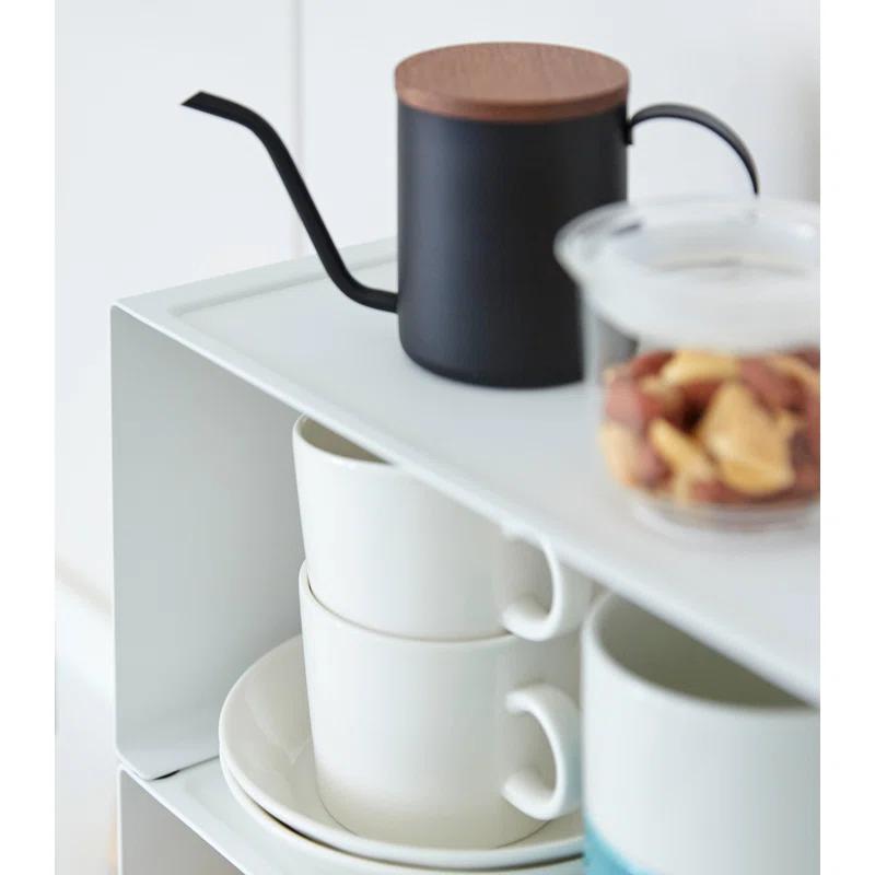 Yamazaki Tower Small White Kitchen Steel Rack