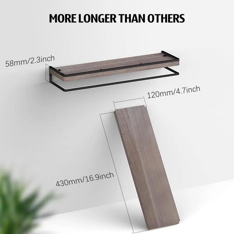 2 Piece Floating Shelf (Set of 2)