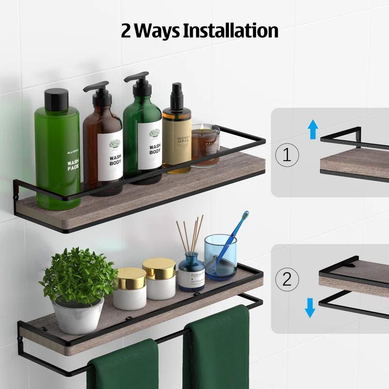 2 Piece Floating Shelf (Set of 2)