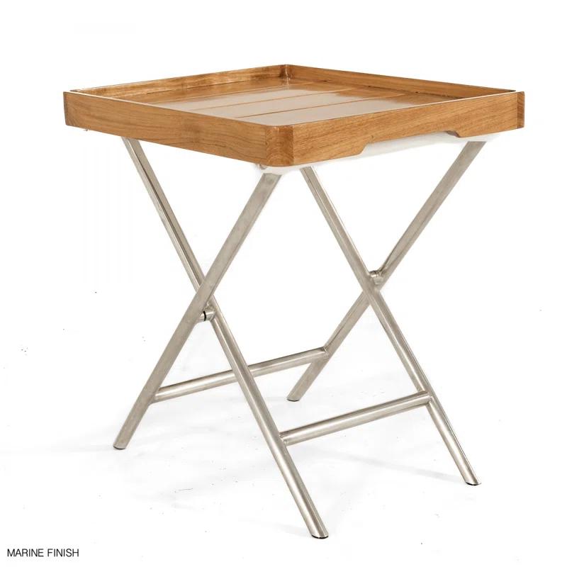 Westminster Teak Square Outdoor Folding Side Table