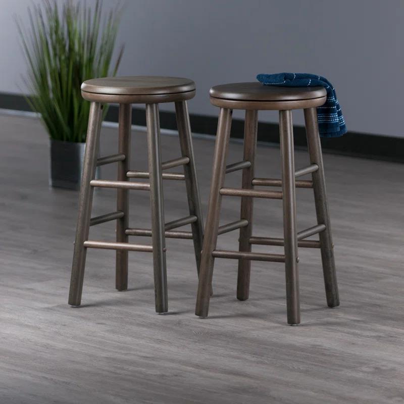 Shelby 2-pc Swivel Seat Counter & Bar Stool (Set of 2)