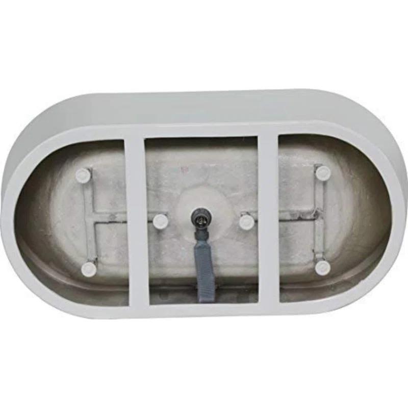 Iris 59" x 30" Freestanding Soaking Acrylic Bathtub