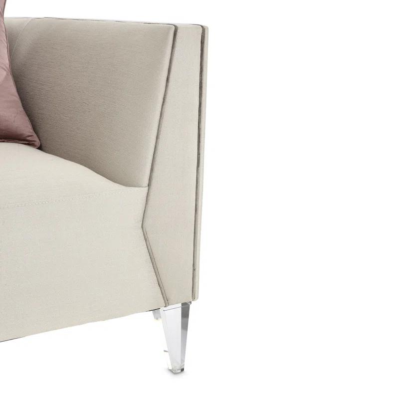 Michael Amini Linea Upholstered Barrel Chair
