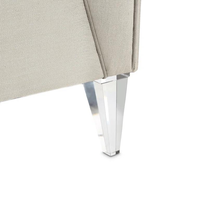Michael Amini Linea Upholstered Barrel Chair