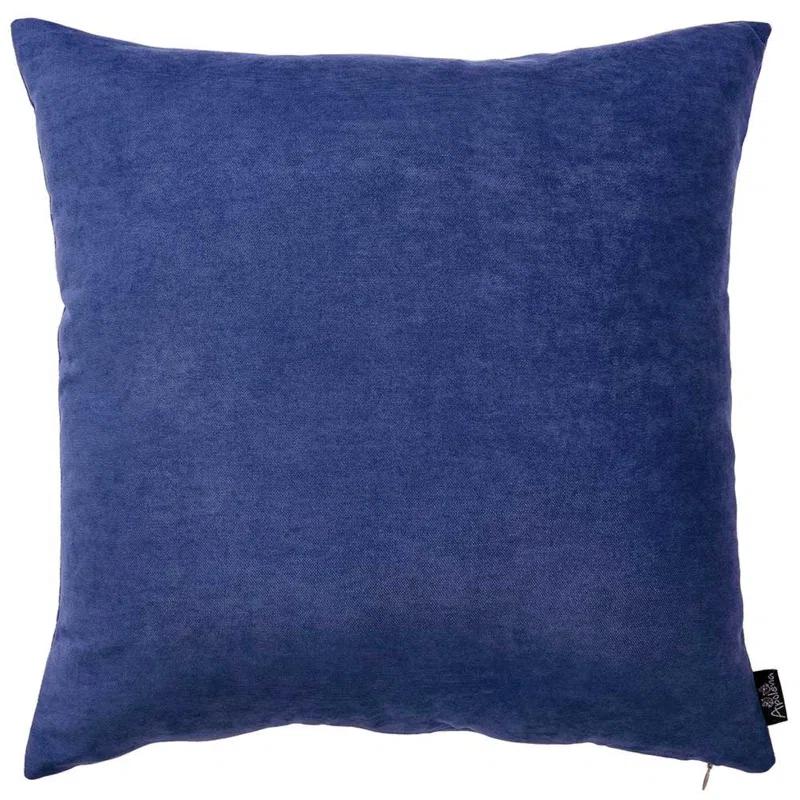 Sapphire Blue Brushed Twill Standard Pillow Covers - Set of 2