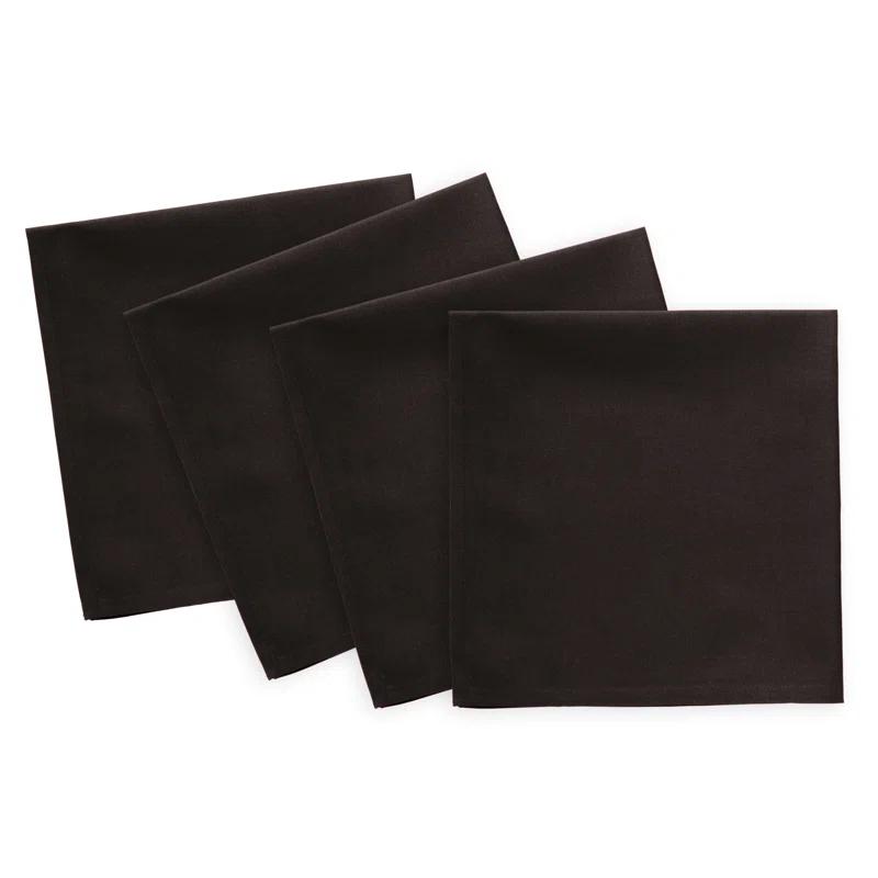 Solino Home Cotton Linen Hemstitch Dinner Napkins (Set of 4)