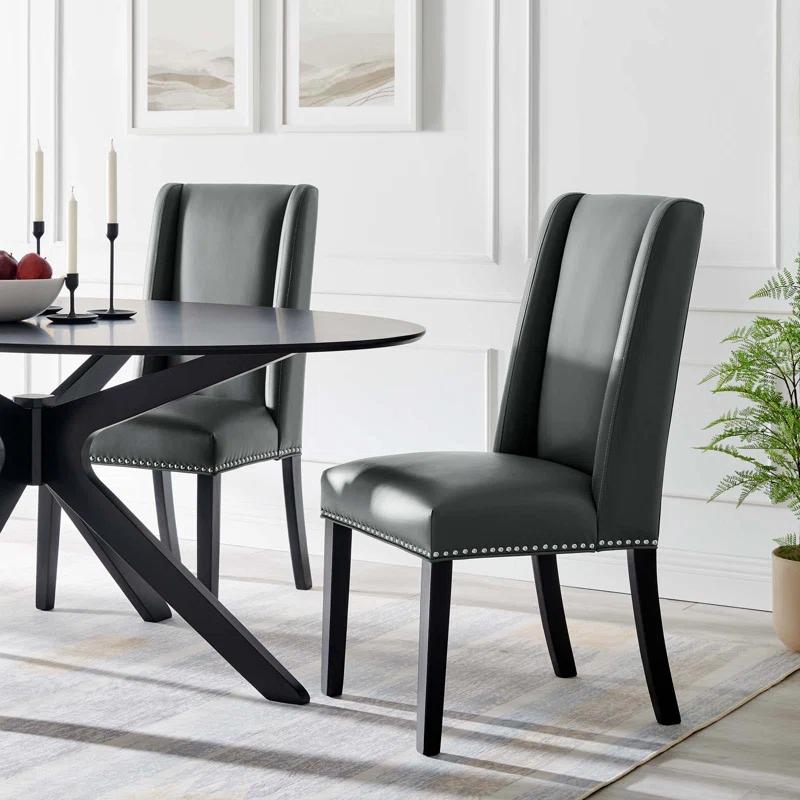 Modway Baron Dining Chair Vinyl (Set of 2)