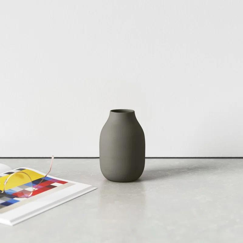 Colora Soft-Edged Novelty Porcelain Table Vase in Rose Dust