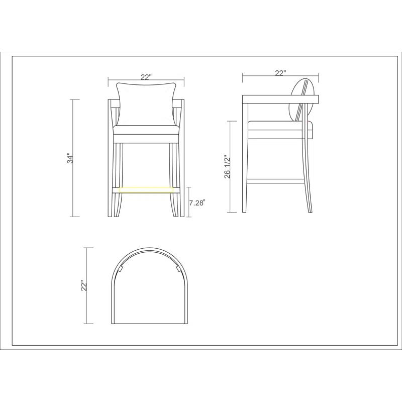 Ritz 26.5'' Counter Stool