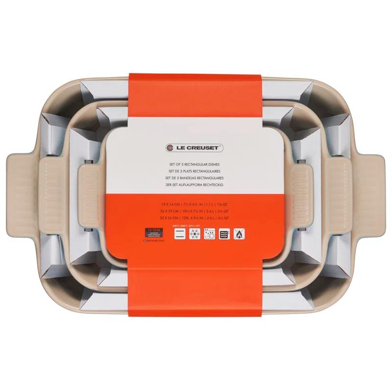 Le Creuset Le Creuset Stoneware 3 Piece Baking Dishes