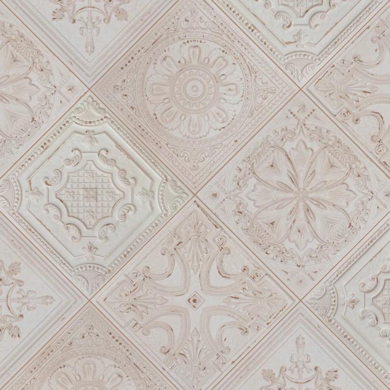 Fitz 8" x 8" Ceramic Patterned Wall Tile