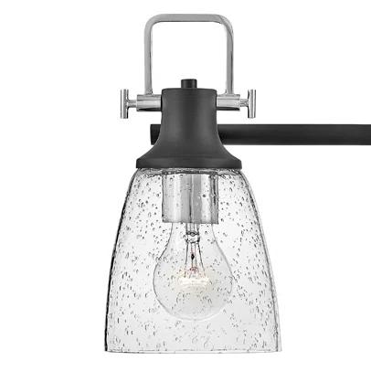 Easton 3-Light Dimmable Black Vanity light