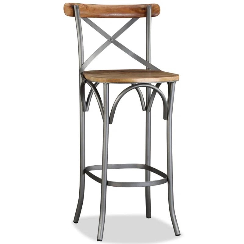 VidaXL VidaXL Bar Stool Solid Mango Wood
