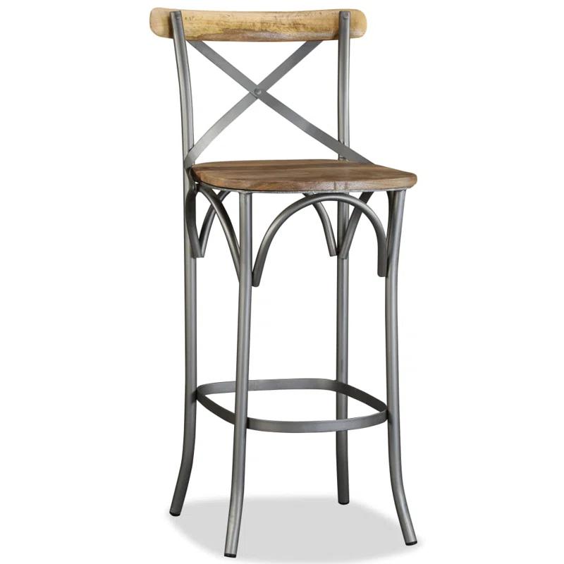 VidaXL VidaXL Bar Stool Solid Mango Wood