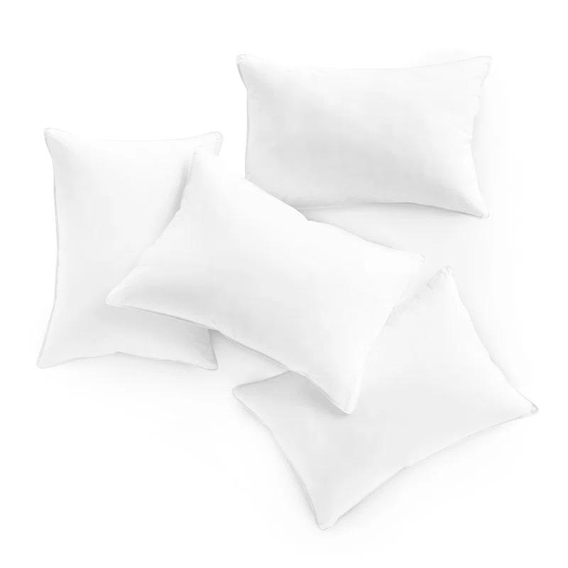 Downlite Medium Polyfill Pillows 4 Pack (Set of 4)