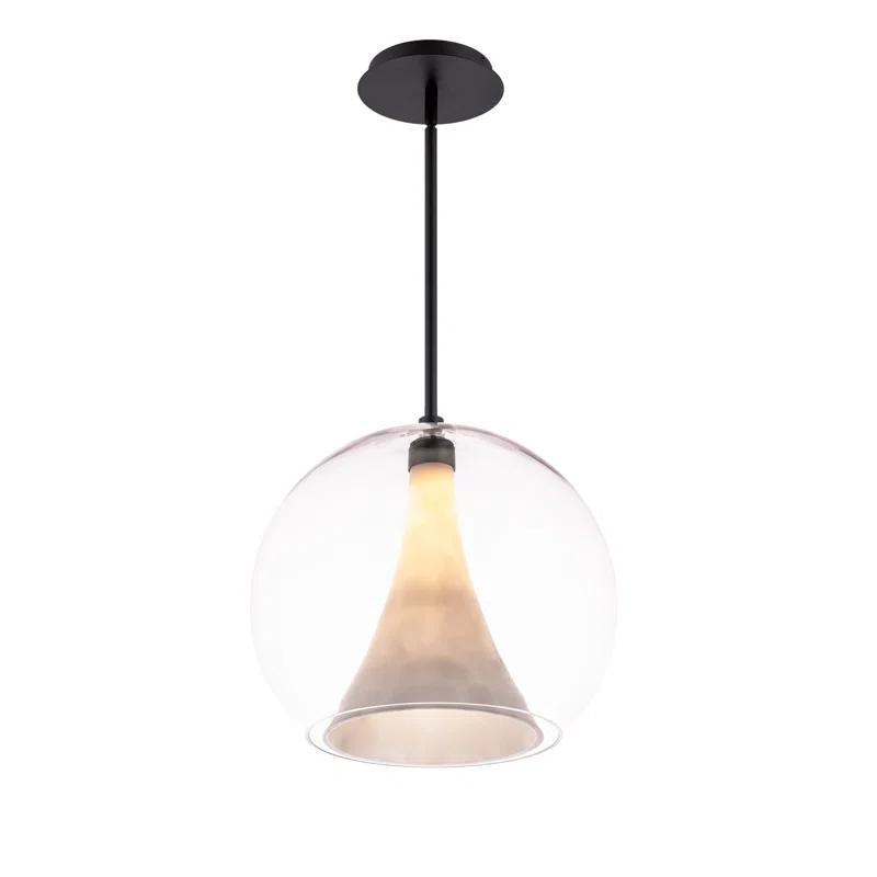 Chantilly 1 - Light Black LED Single Pendant