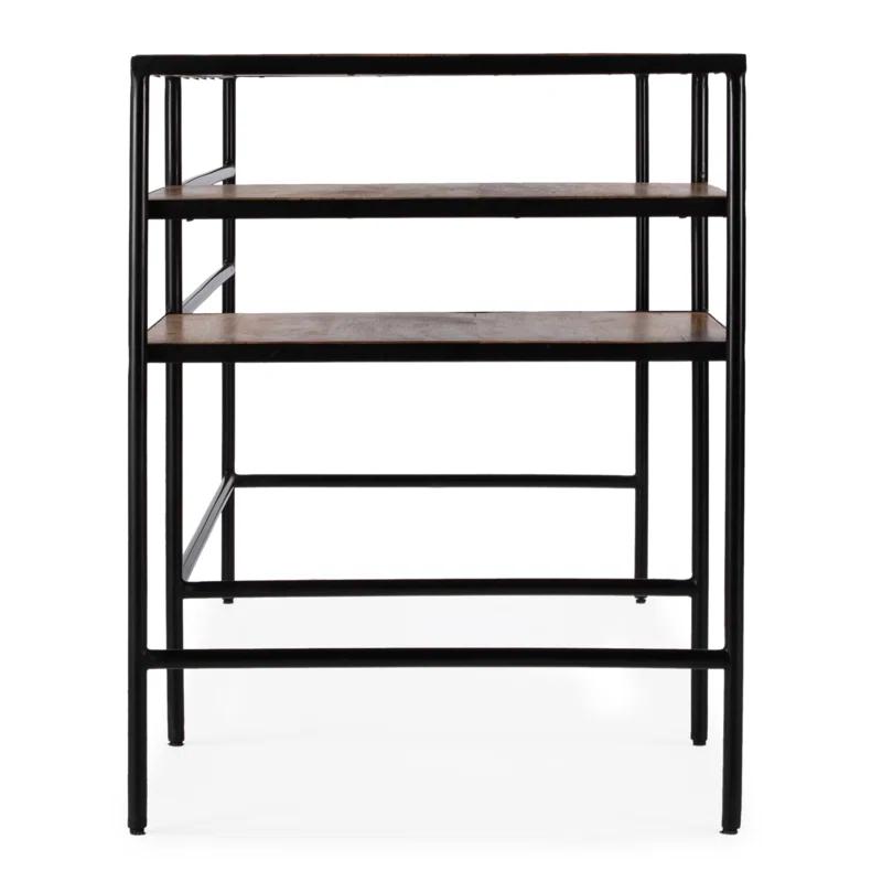 Butler Specialty Company Jensen Iron And Wood Writing Desk - Natural Mango