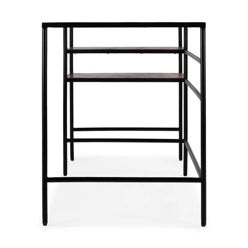 Butler Specialty Company Jensen Iron And Wood Writing Desk - Natural Mango
