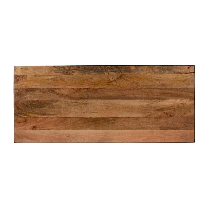 Butler Specialty Company Jensen Iron And Wood Writing Desk - Natural Mango