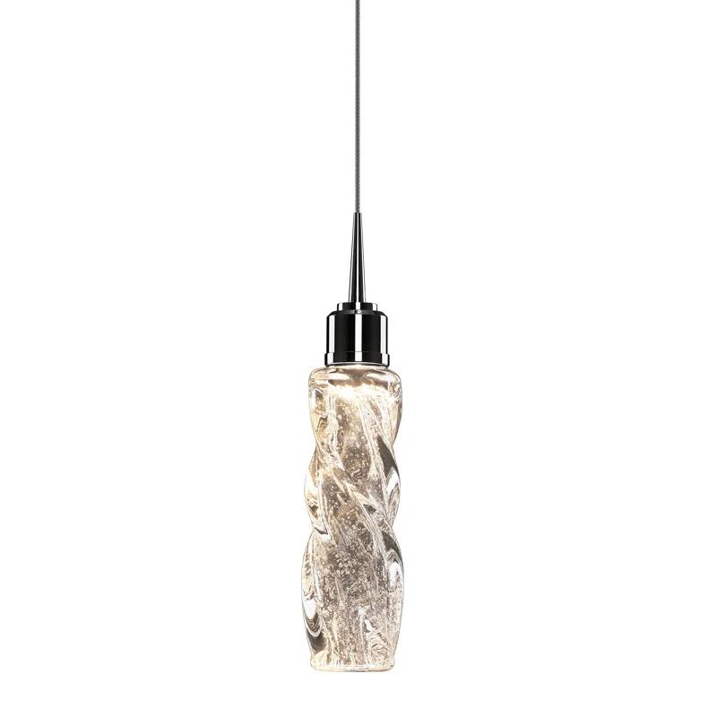 Bruck Lighting Aria 1 - Light Chrome LED Pendant