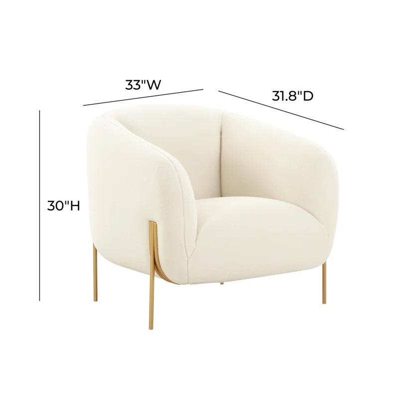 TOV Furniture Kandra Velvet Accent Chair