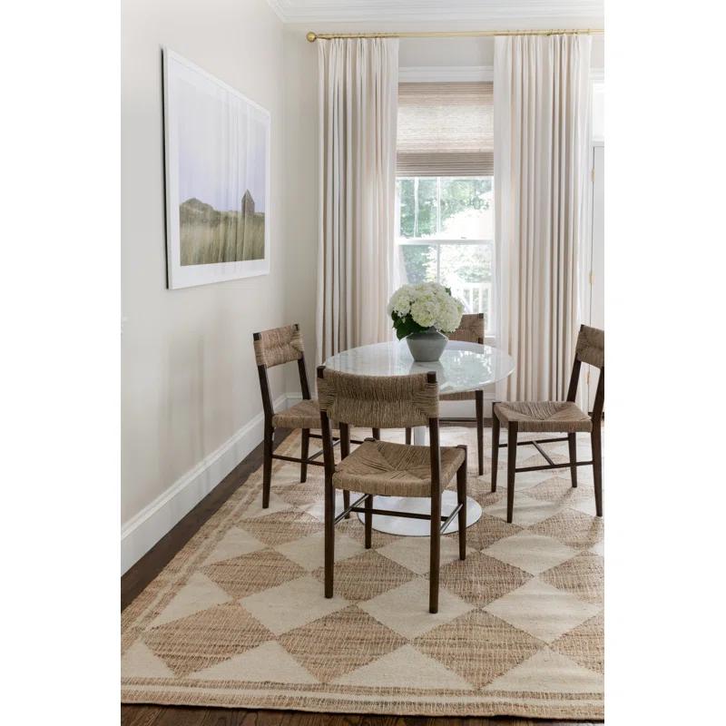 Orchard Square Ivory Hand-Woven Wool & Synthetic 9'x12' Rug