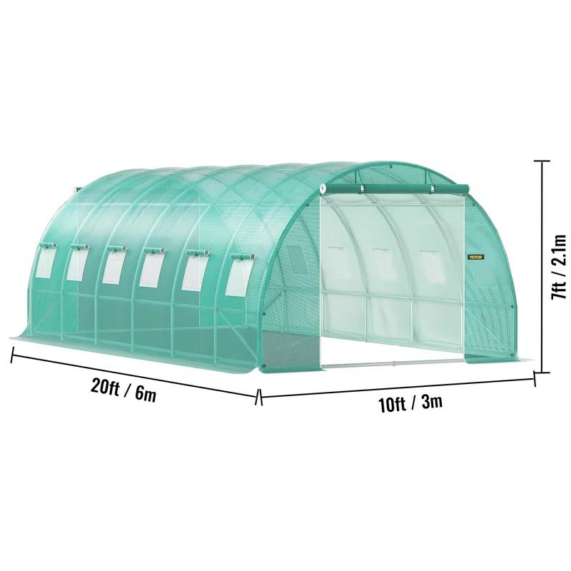 10' W x 20' D Greenhouse