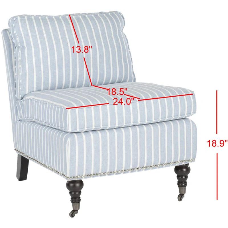 August Grove® Upholstered Slipper Chair