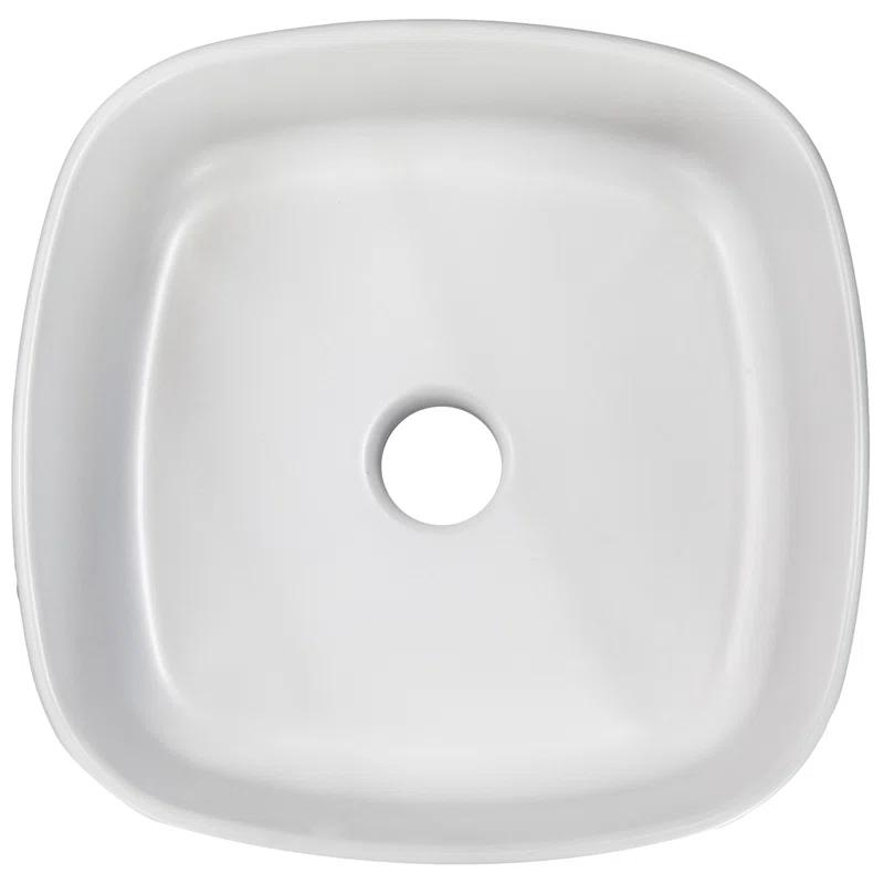 Regatta Poured Square Vessel Bathroom Sink