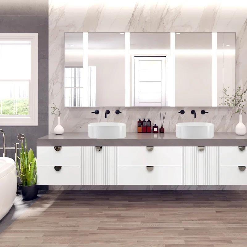 Regatta Poured Square Vessel Bathroom Sink