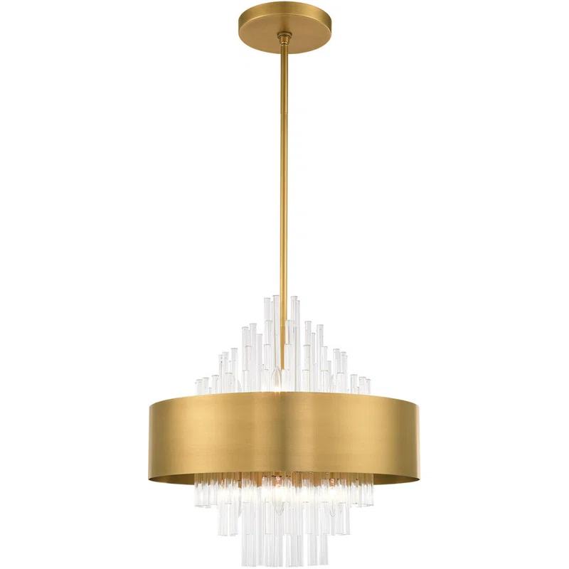 8 - Light Drum Chandelier