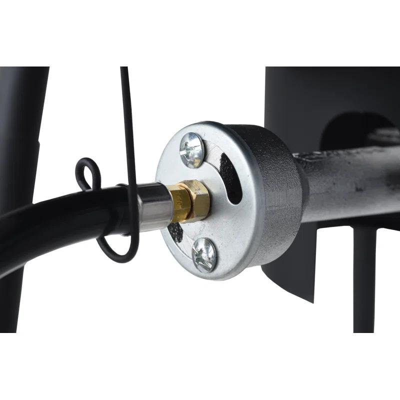 Flame King Heavy Duty 100,000 BTU Turkey Fryer Single Propane Burner Bayou Cooker Outdoor Stove