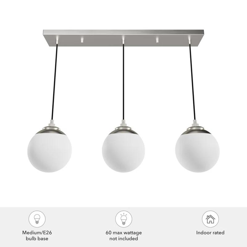 Hepburn 3 - Light Linear Globe Pendant