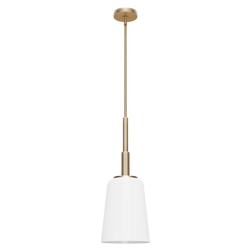 Alturas Gold Mini LED Pendant with Sophisticated Glass Shade