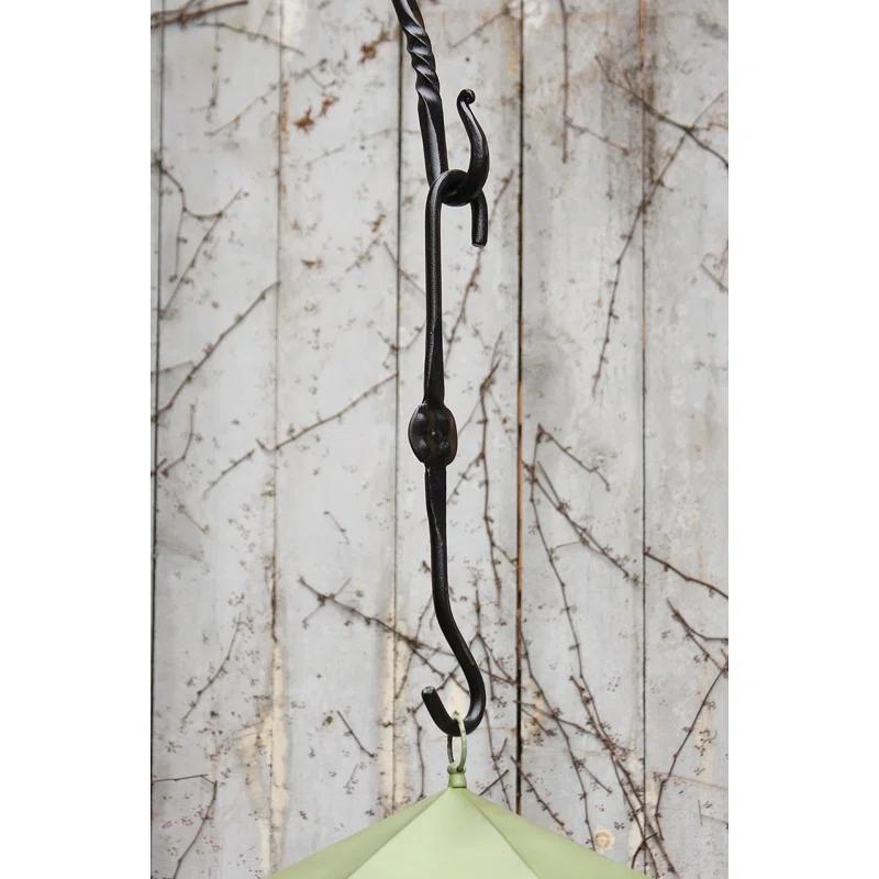 ACHLA Metal Weather Resistant Hook Plant Stand (Set of 2)