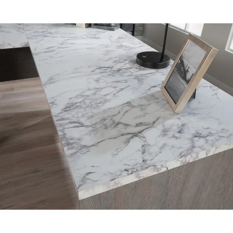 Wade Logan® Claudetta L-Shaped Executive Desk