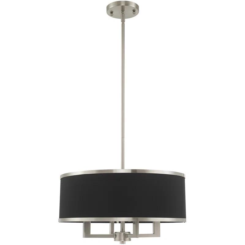 4 - Light Drum Chandelier