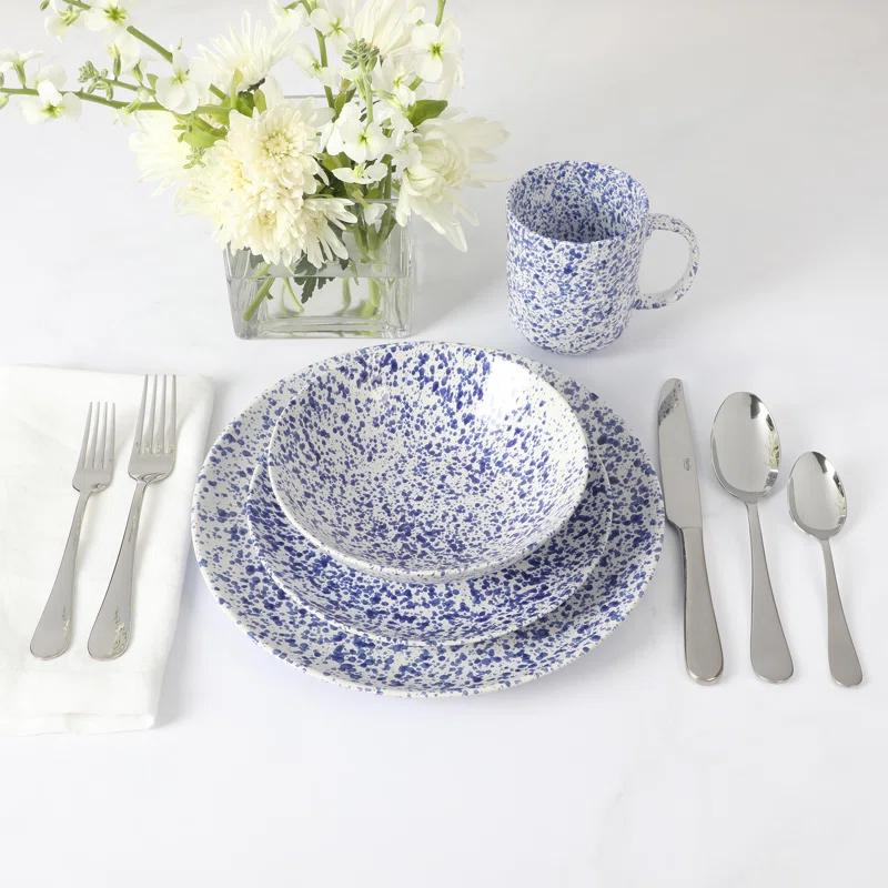 Warham Stoneware Dinnerware Set - Service for 4