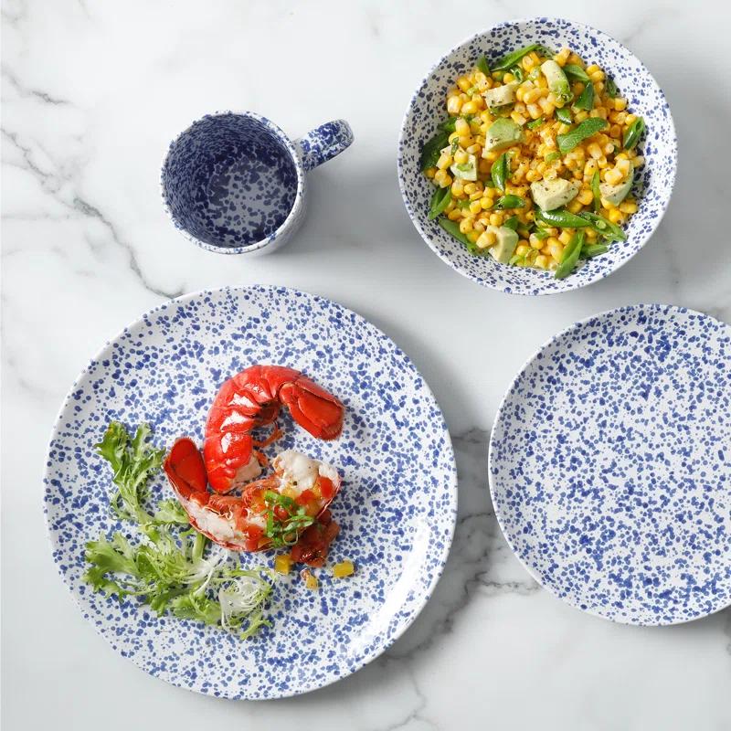Warham Stoneware Dinnerware Set - Service for 4