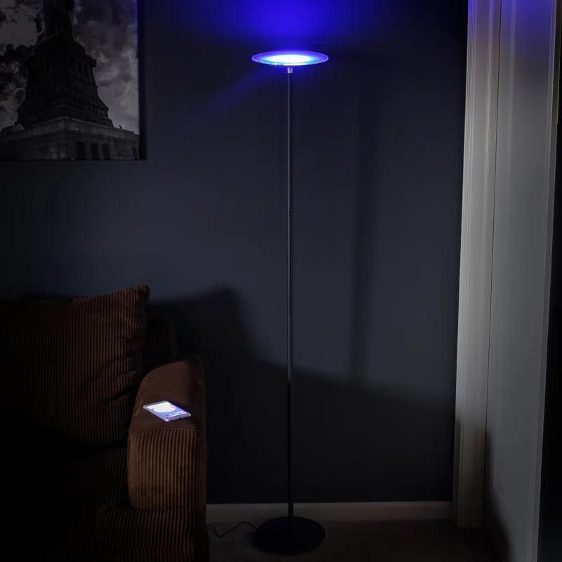 Brightech Sky Colors 69 in. RGB Modern LED Floor Lamp