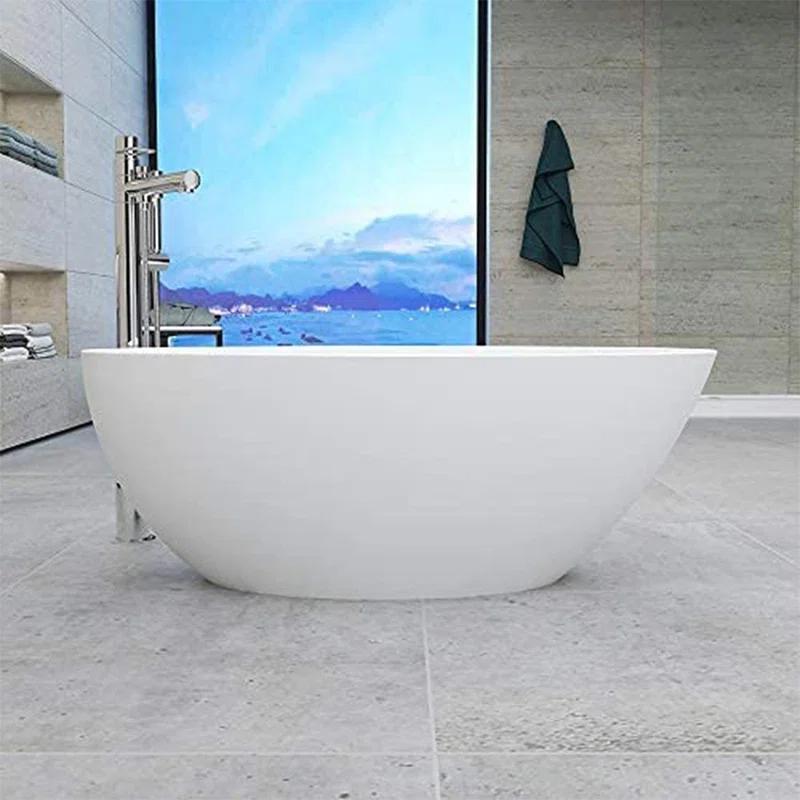 Freestanding Soaking Acrylic Bathtub