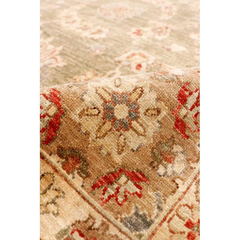 Pasargad Denver One-of-a-Kind 9'10" New Age Square Wool Area Rug in