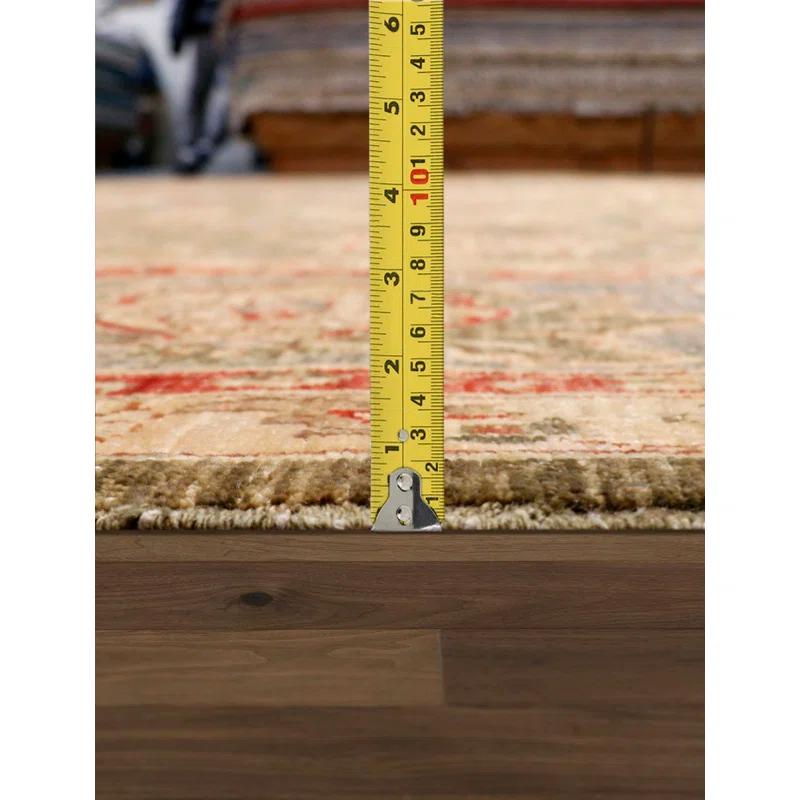 Pasargad Denver One-of-a-Kind 9'10" New Age Square Wool Area Rug in